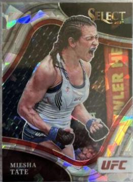 Miesha Tate 2022 Panini Select UFC Octagonside #230 Cracked Ice