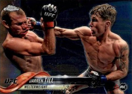 Darren Till 2018 Topps Chrome UFC Base #57 Red