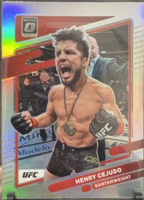 Henry Cejudo 2022 Panini Donruss Optic UFC Base #77 Holo