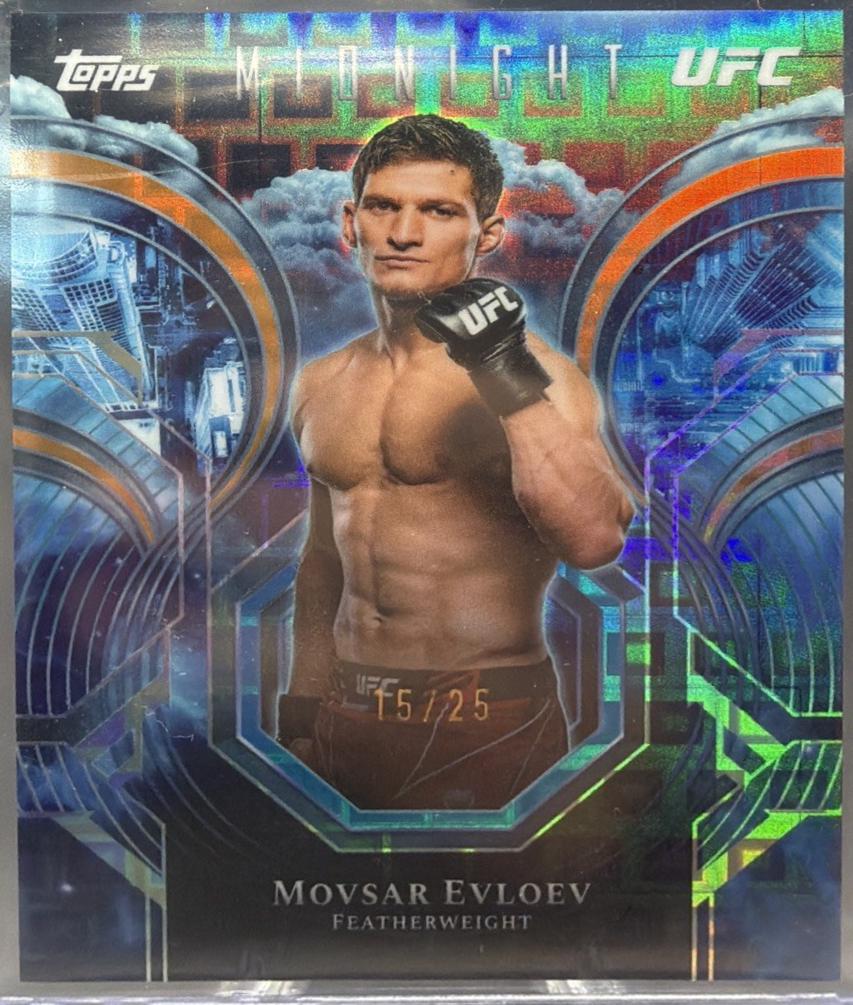 Movsar Evloev 2026 Topps Midnight UFC Night Watch #PC-15 Moonrise