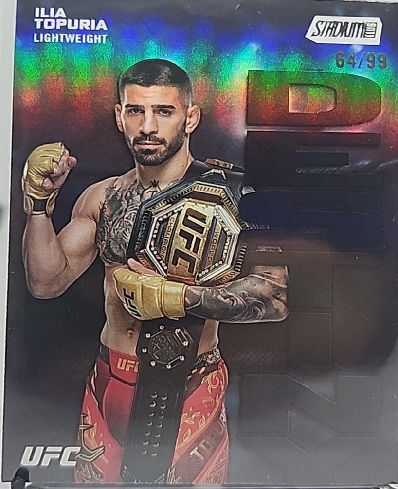 Ilia Topuria 2025 Topps Stadium Club UFC Dynasty and Destiny #DD-6 Black