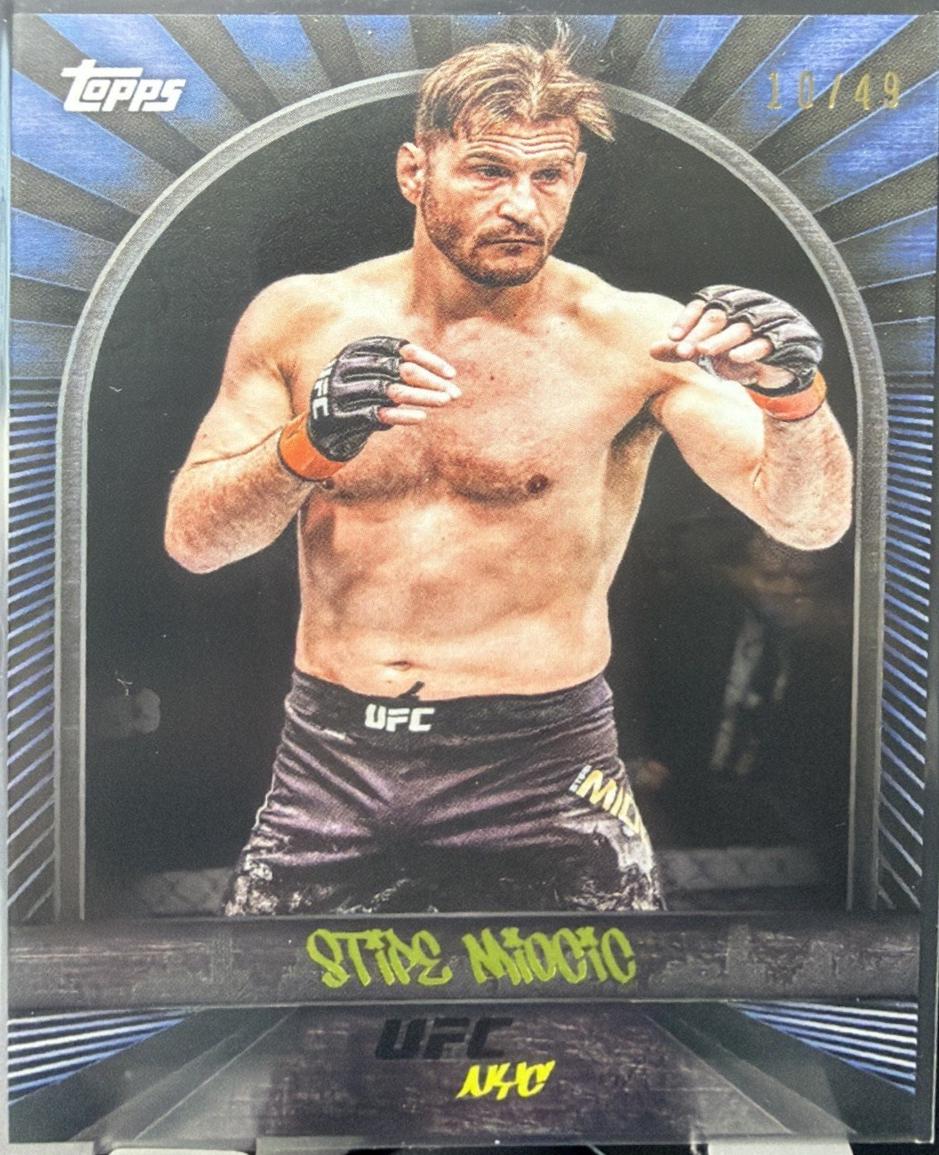 Stipe Miocic 2024 Topps UFC NYC Base #2 Blue