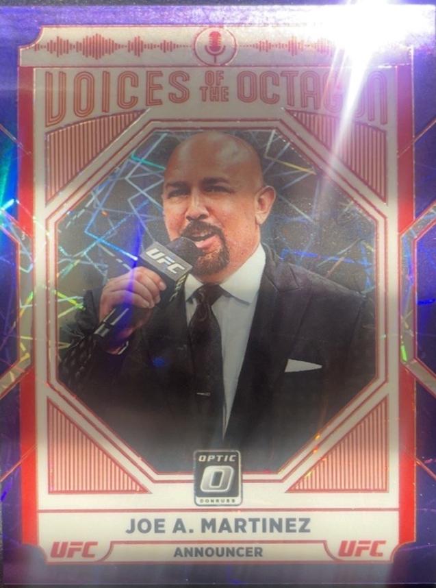 Joe A. Martinez 2022 Panini Donruss Optic UFC Base #125 Purple Velocity