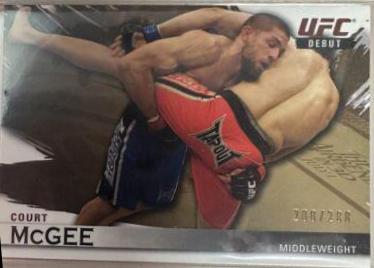 Court McGee 2010 Topps UFC Knockout Base #143 Gold