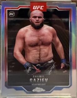 Shamil Gaziev 2025 Topps Chrome UFC Base #91 Refractor
