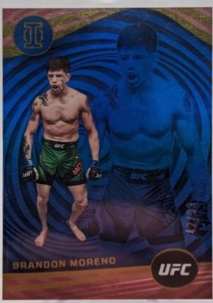 Brandon Moreno 2023 Panini Chronicles UFC Base Illusions #278 Blue