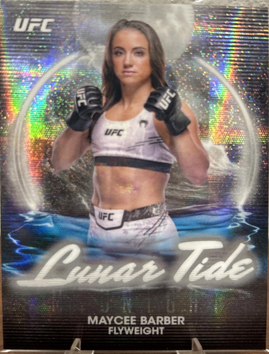 Maycee Barber 2025 Topps Midnight UFC Lunar Tide #LT-2 Moon Beam