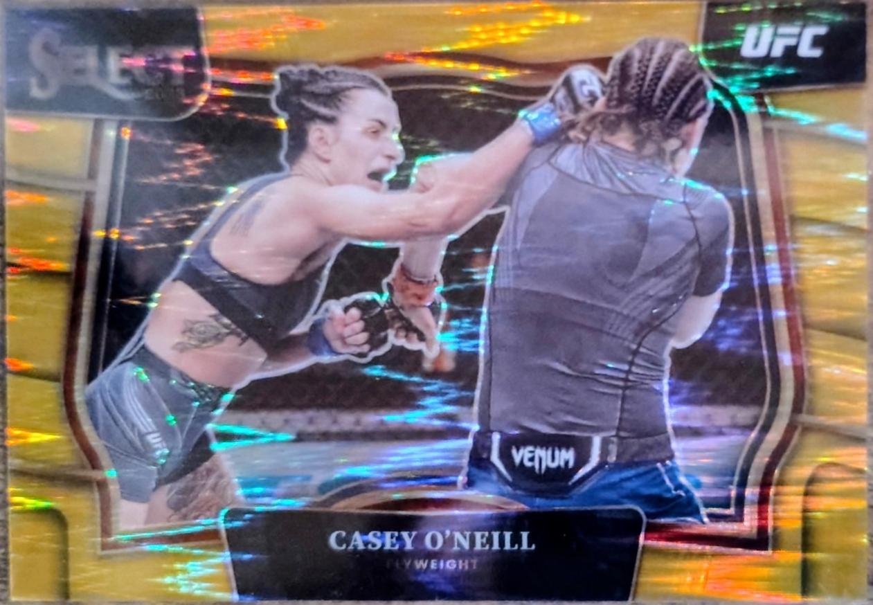 Casey O'Neill 2023 Panini Select UFC Octagonside #299 Gold