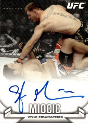 Stipe Miocic 2013 Topps UFC Knockout Knockout Autographs #KA-SM Mat