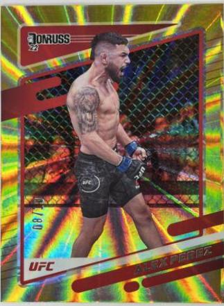 Alex Perez 2022 Panini Donruss UFC Base #13 Gold