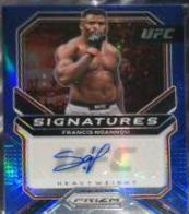 Francis Ngannou 2021 Panini Prizm UFC Signatures #11 Blue