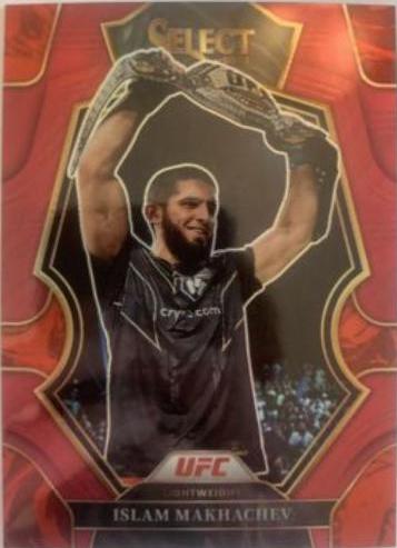 Islam Makhachev 2023 Panini Select UFC Premier Level #182 Maroon