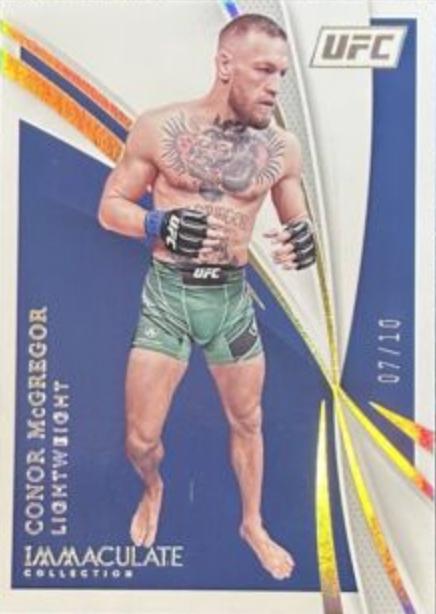 Conor McGregor 2021 Panini Immaculate UFC Base #93 Gold