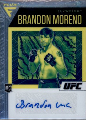 Brandon Moreno 2021 Panini Chronicles UFC Flux Auto #39 Black