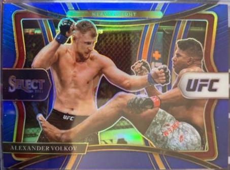 Alexander Volkov 2021 Panini Select UFC Premier Level #157 Blue