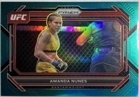 Amanda Nunes 2023 Panini Prizm UFC Base #66 Teal