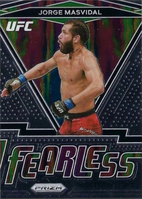 Jorge Masvidal 2021 Panini Prizm UFC Fearless #2 Black