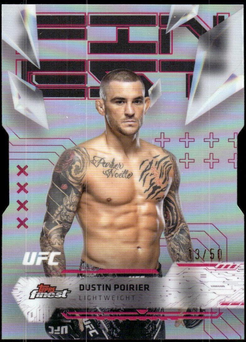Dustin Poirier 2025 Topps Finest UFC Base Uncommon #108 Die Cut
