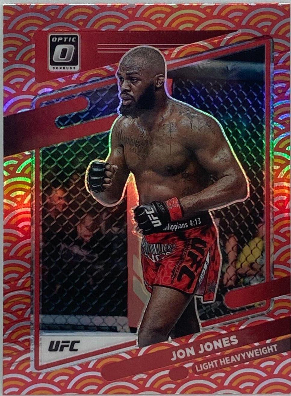 Jon Jones 2022 Panini Donruss Optic UFC Base #65 Photon