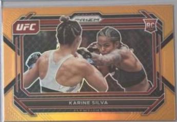 Karine Silva 2023 Panini Prizm UFC Base #25 Orange