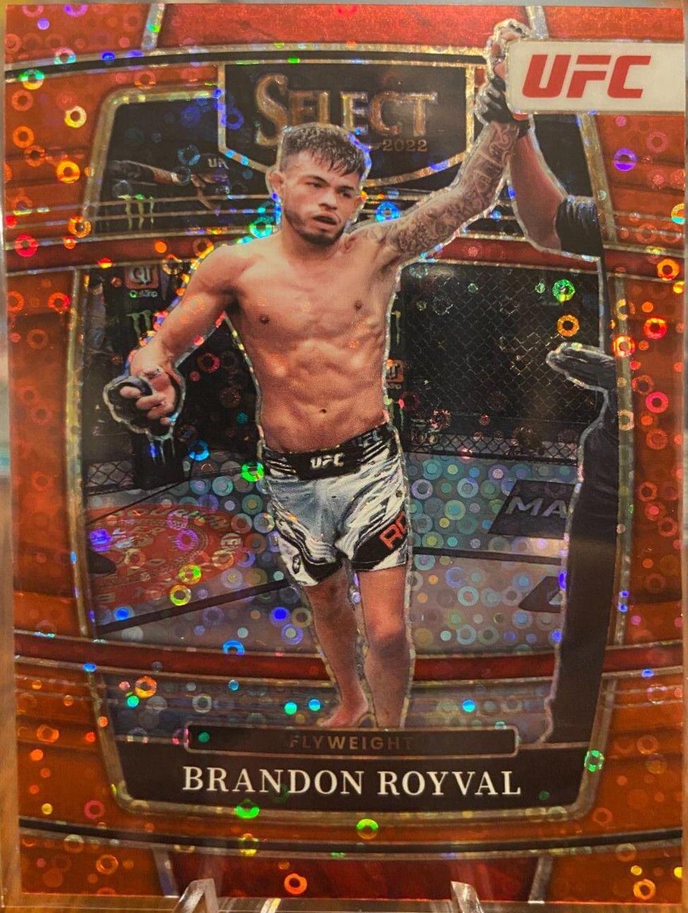 Brandon Royval 2022 Panini Select UFC Concourse #6 Red Disco