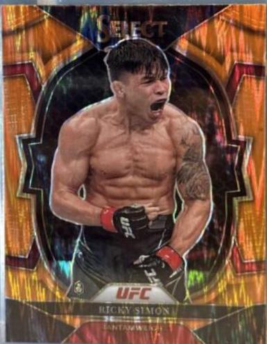 Ricky Simon 2023 Panini Select UFC Concourse #91 Orange Flash