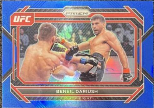 Beneil Dariush 2023 Panini Prizm UFC Base #28 Blue