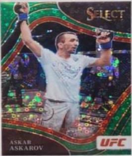 Askar Askarov 2022 Panini Select UFC Octagonside #205 Green