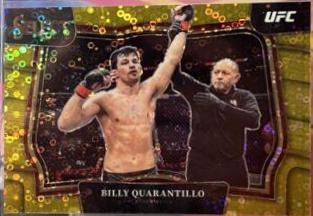 Billy Quarantillo 2023 Panini Select UFC Octagonside #274 Gold Disco