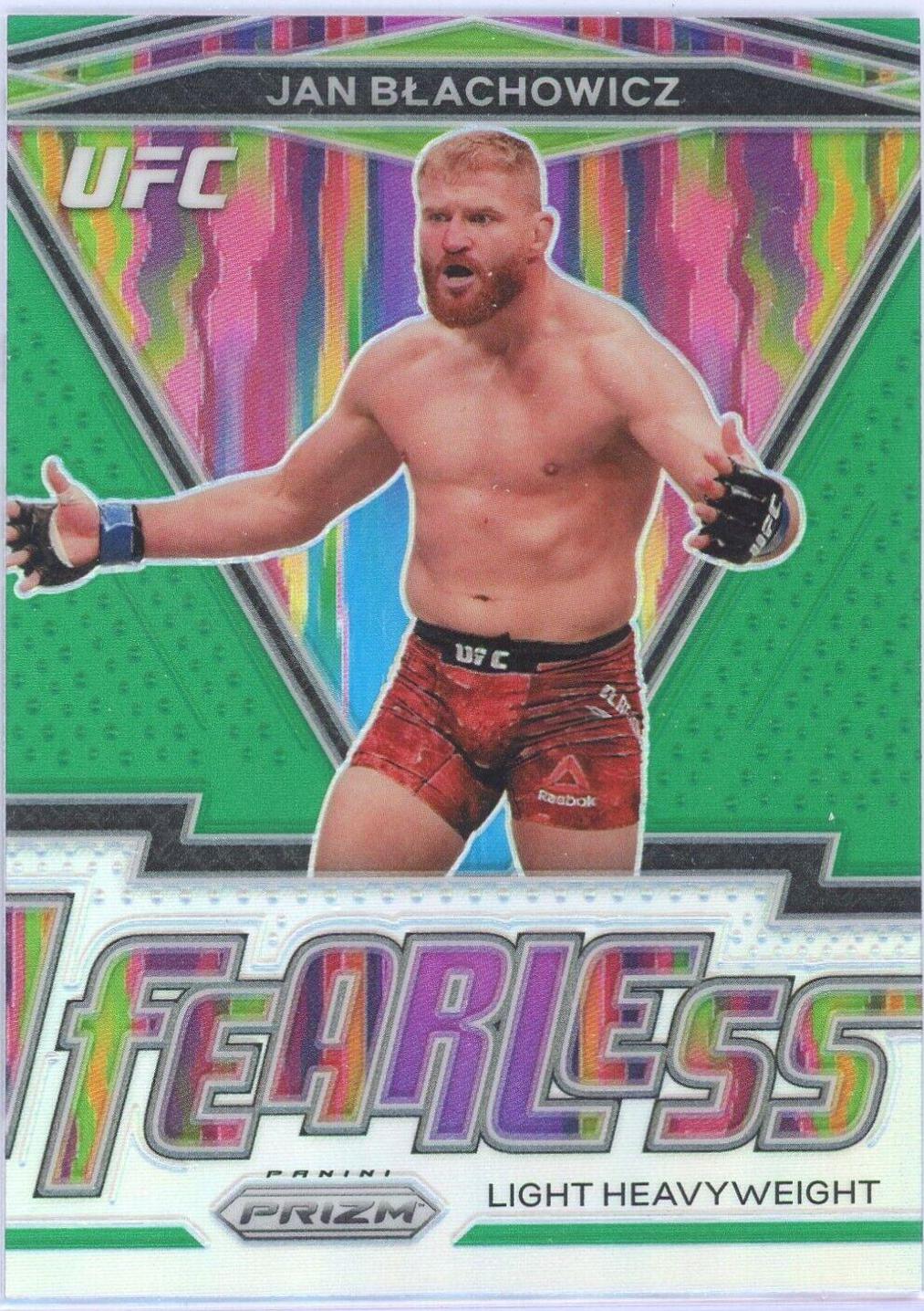 Jan Błachowicz 2021 Panini Prizm UFC Fearless #6 Green