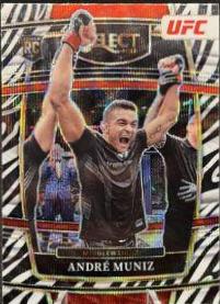 Andre Muniz 2022 Panini Select UFC Concourse #34 Zebra