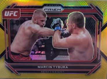 Marcin Tybura 2023 Panini Prizm UFC Base #7 Gold