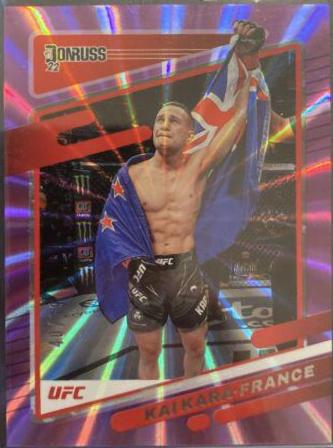 Kai Kara-France 2022 Panini Donruss UFC Base #104 Purple Laser