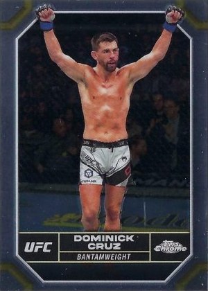 Dominick Cruz 2024 Topps Chrome UFC Base #60 Sepia Refractor