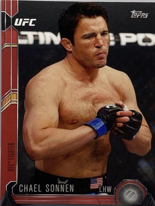 Chael Sonnen 2015 Topps UFC Chronicles Base #26 Red
