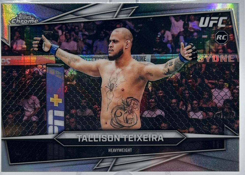 Tallison Teixeira 2026 Topps Chrome UFC Base #69 Sonar Refractor