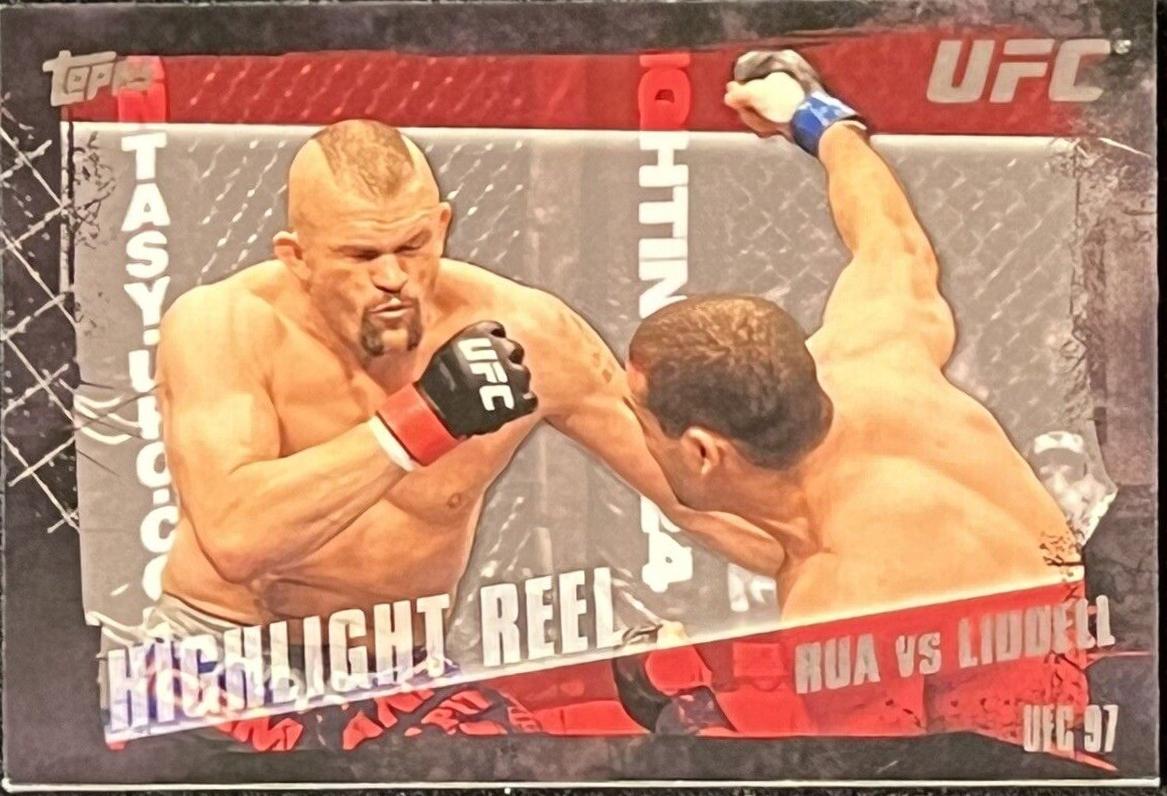 Mauricio Rua / Chuck Liddell 2010 Topps UFC Base #185 Silver