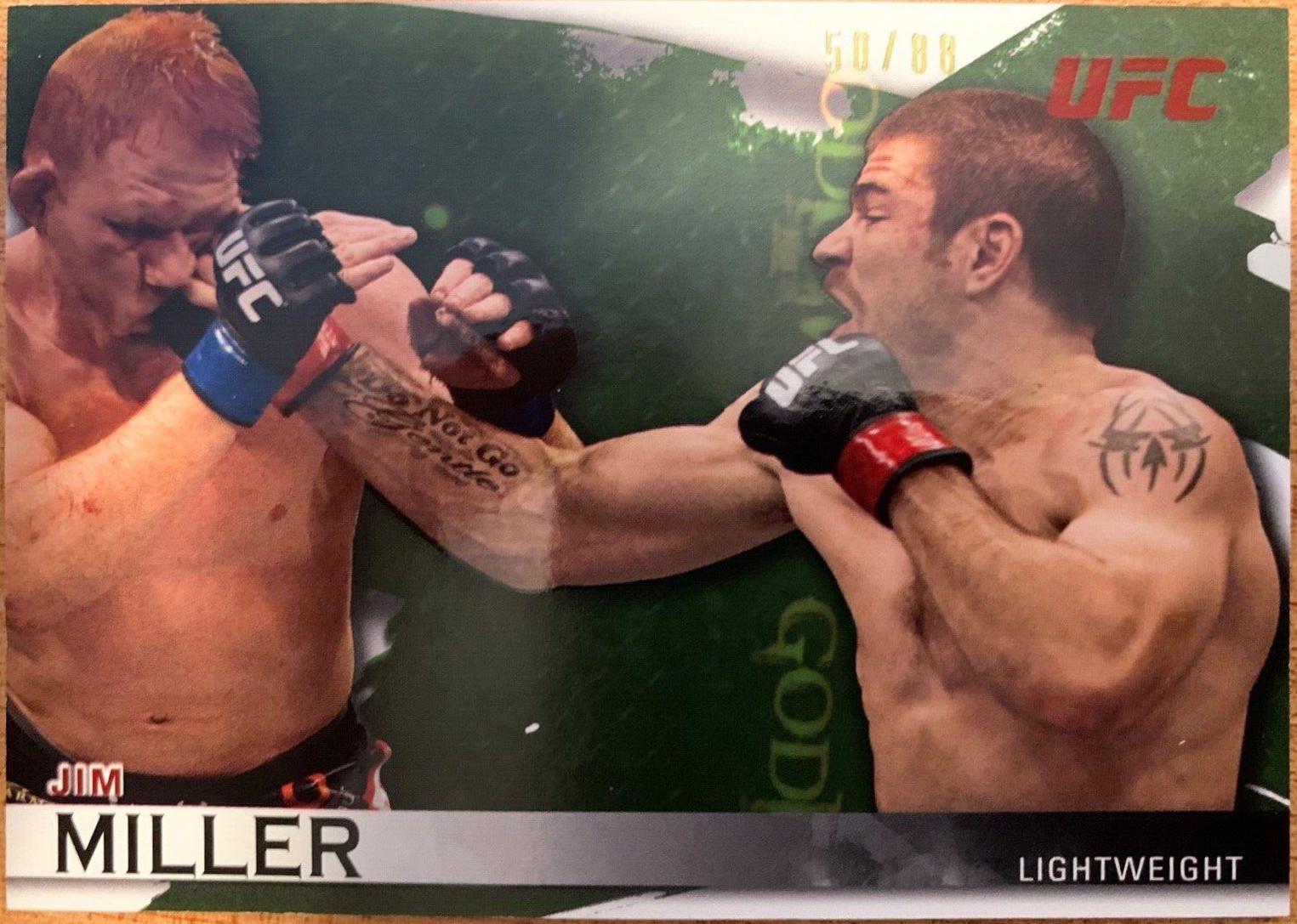 Jim Miller 2010 Topps UFC Knockout Base #69 Green