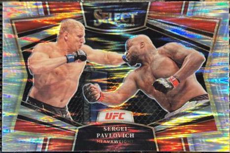 Sergei Pavlovich 2023 Panini Select UFC Snapshots #25 Flash