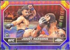 Jonny Parsons 2024 Topps Chrome UFC Base #72 Purple Refractor