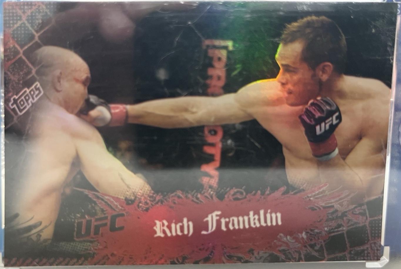 Rich Franklin 2010 Topps UFC Main Event Base #15 Red