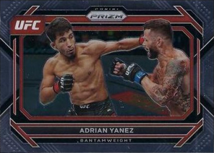 Adrian Yanez 2023 Panini Prizm UFC Base #6 Black