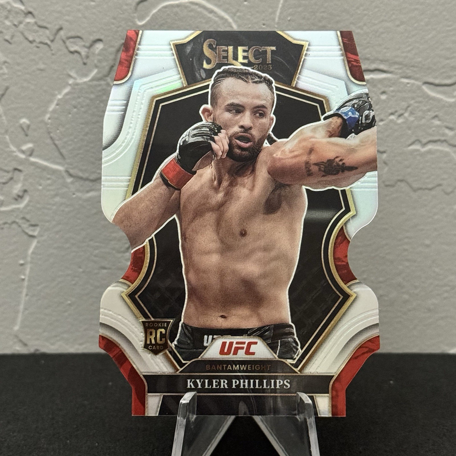 Kyler Phillips 2023 Panini Select UFC Premier Level #126 Silver Die Cut