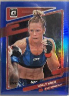 Holly Holm 2022 Panini Donruss Optic UFC Base #25 Blue