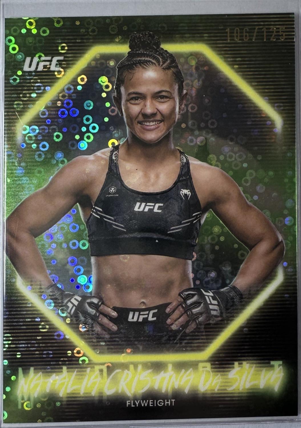 Natalia Silva 2025 Topps Midnight UFC Base #73 Morning