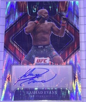 Rashad Evans 2022 Panini Select UFC Signatures #43 Flash