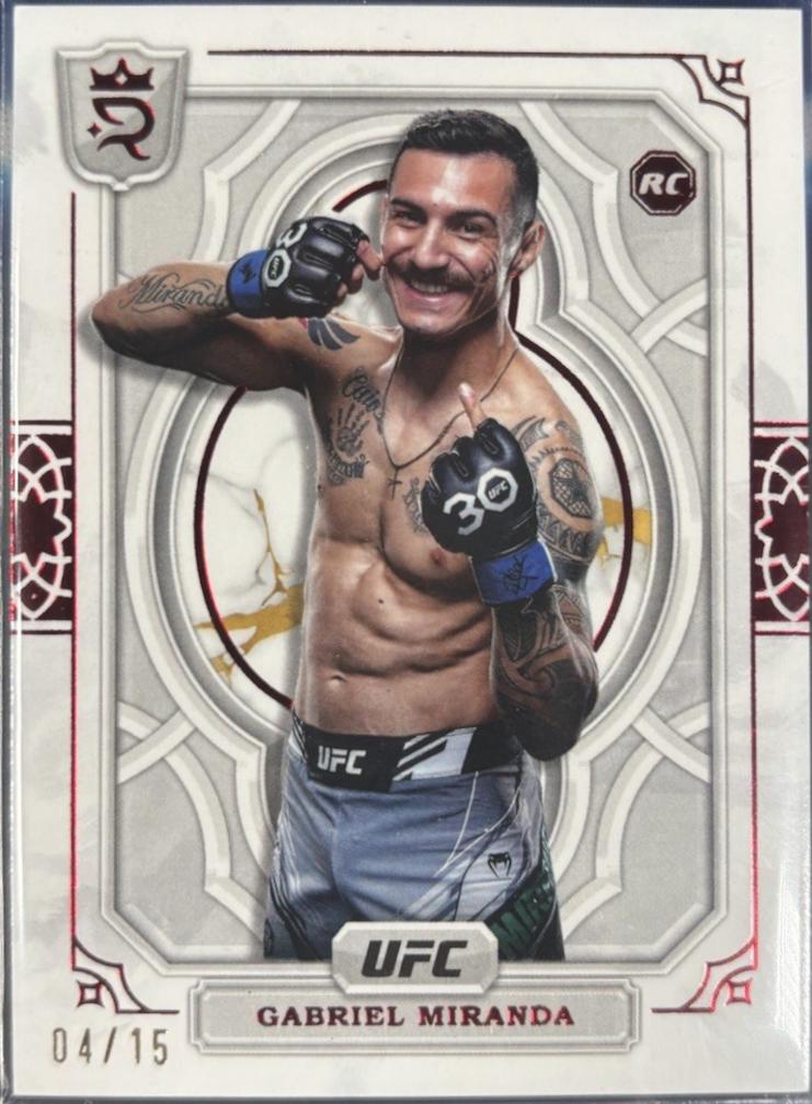 Gabriel Miranda 2024 Topps Royalty UFC Base #74 Red