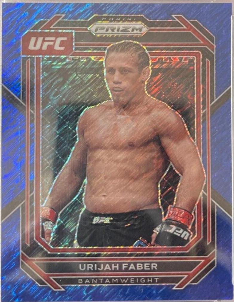 Urijah Faber 2023 Panini Prizm UFC Base #146 Blue Shimmer