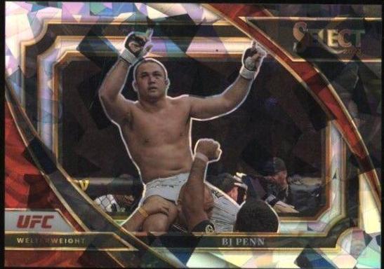 BJ Penn 2023 Panini Select UFC Mezzanine #397 Cracked Ice