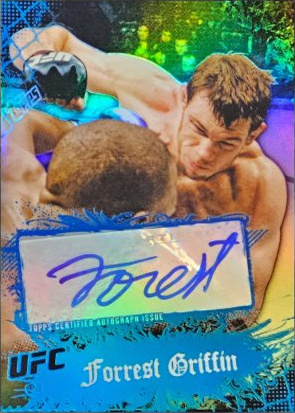 Forrest Griffin 2010 Topps UFC Main Event Base #62 Red